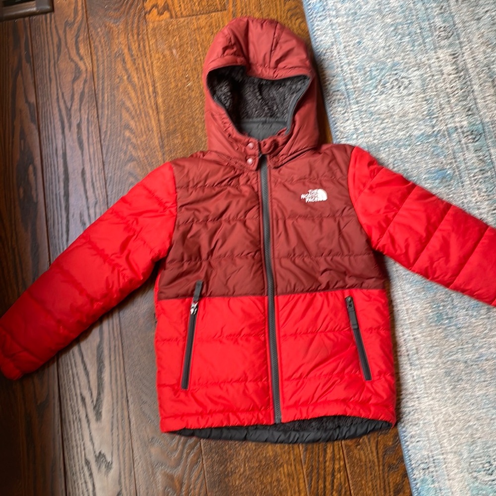 North Face down/fleece reversible jacket